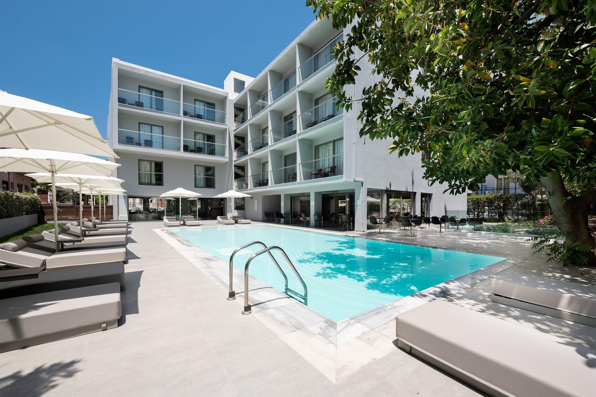 Oktober Downtown Boutique Hotel Rhodes City Eksteriør bilde